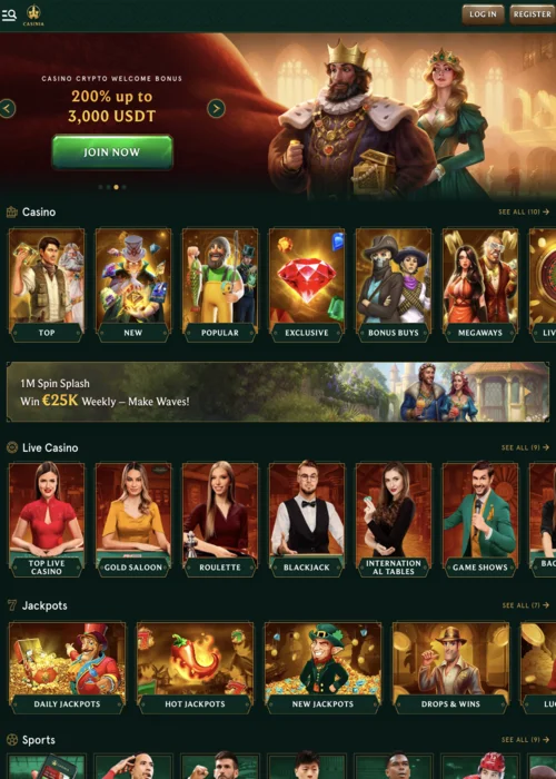 παιχνιδιών Casinia Casino